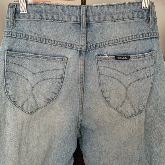 Rolla's Dusters High-Rise Relaxed Light-Wash Jean, Size 27 - Picture 7 of 12